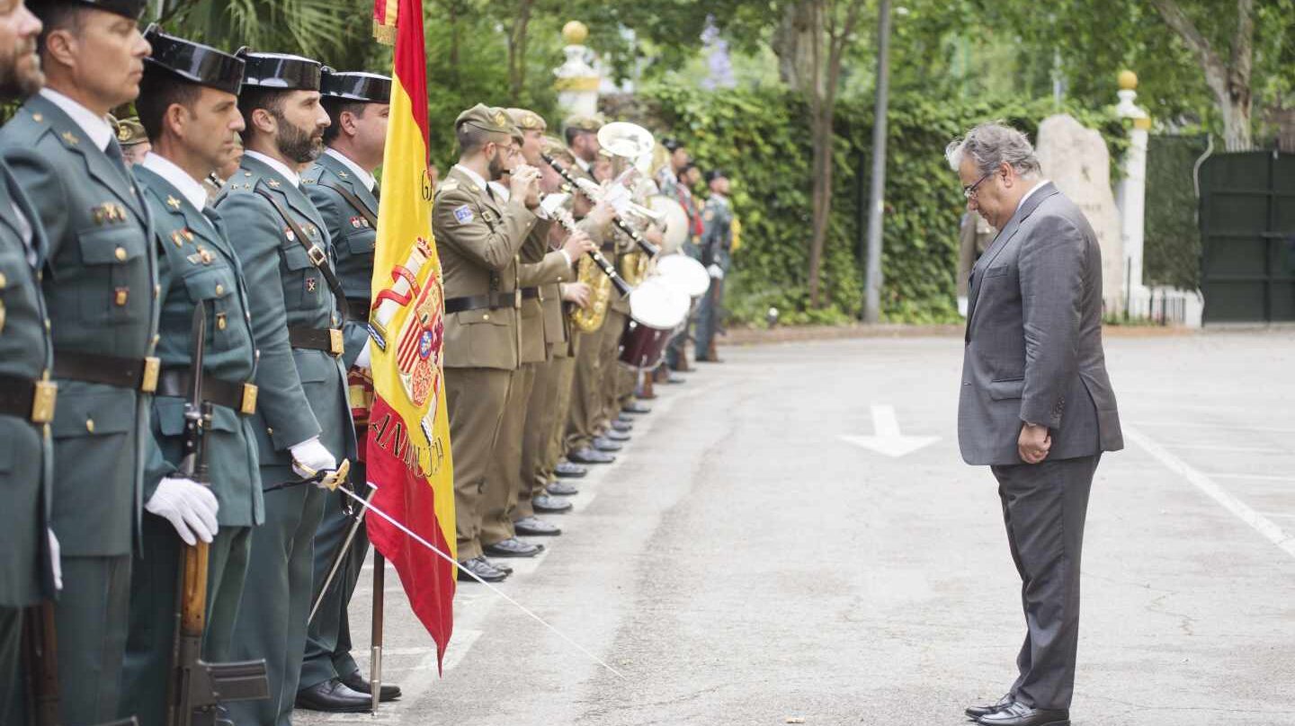 Juan Ignacio Zoido, en un reciente acto con motivo del 174 aniversario de la creación de la Guardia Civil.