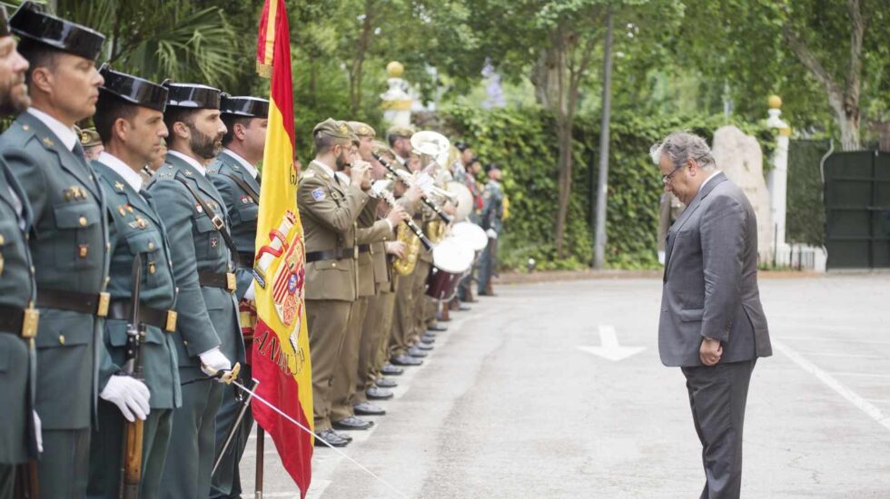 Juan Ignacio Zoido, en un reciente acto con motivo del 174 aniversario de la creación de la Guardia Civil.