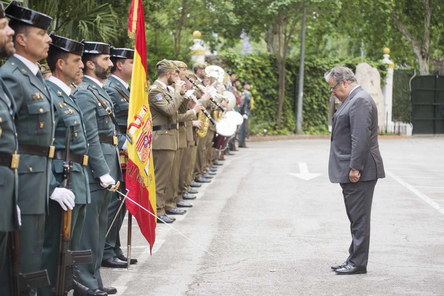 Juan Ignacio Zoido, en un reciente acto con motivo del 174 aniversario de la creación de la Guardia Civil.