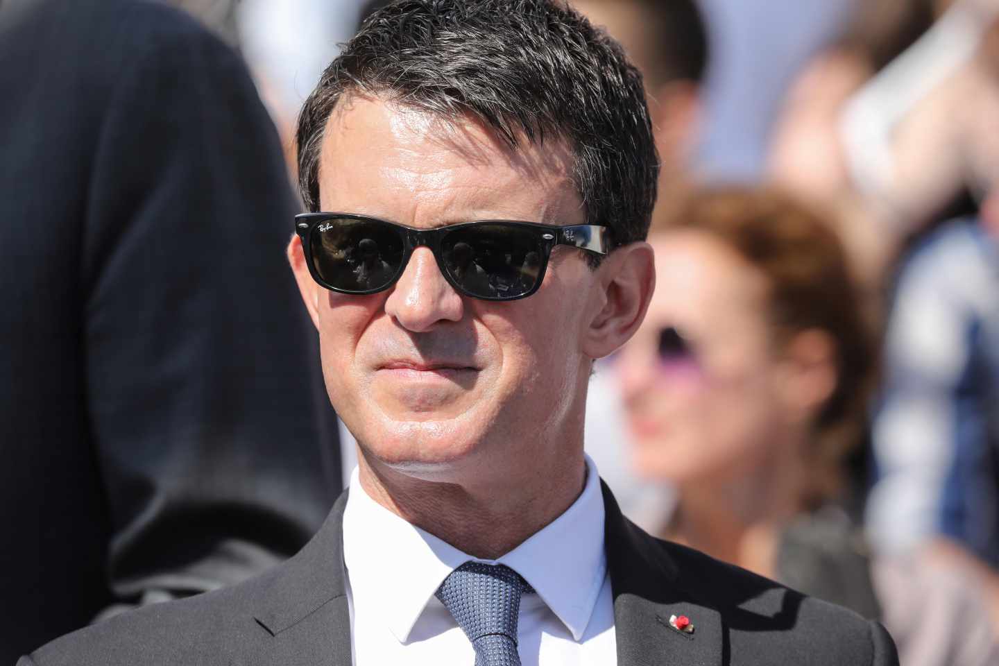 Manuel Valls, en el homenaje a Simone Veil en París.