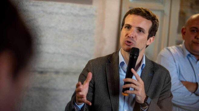 casado congreso PP Casado en un acto de sus primarias