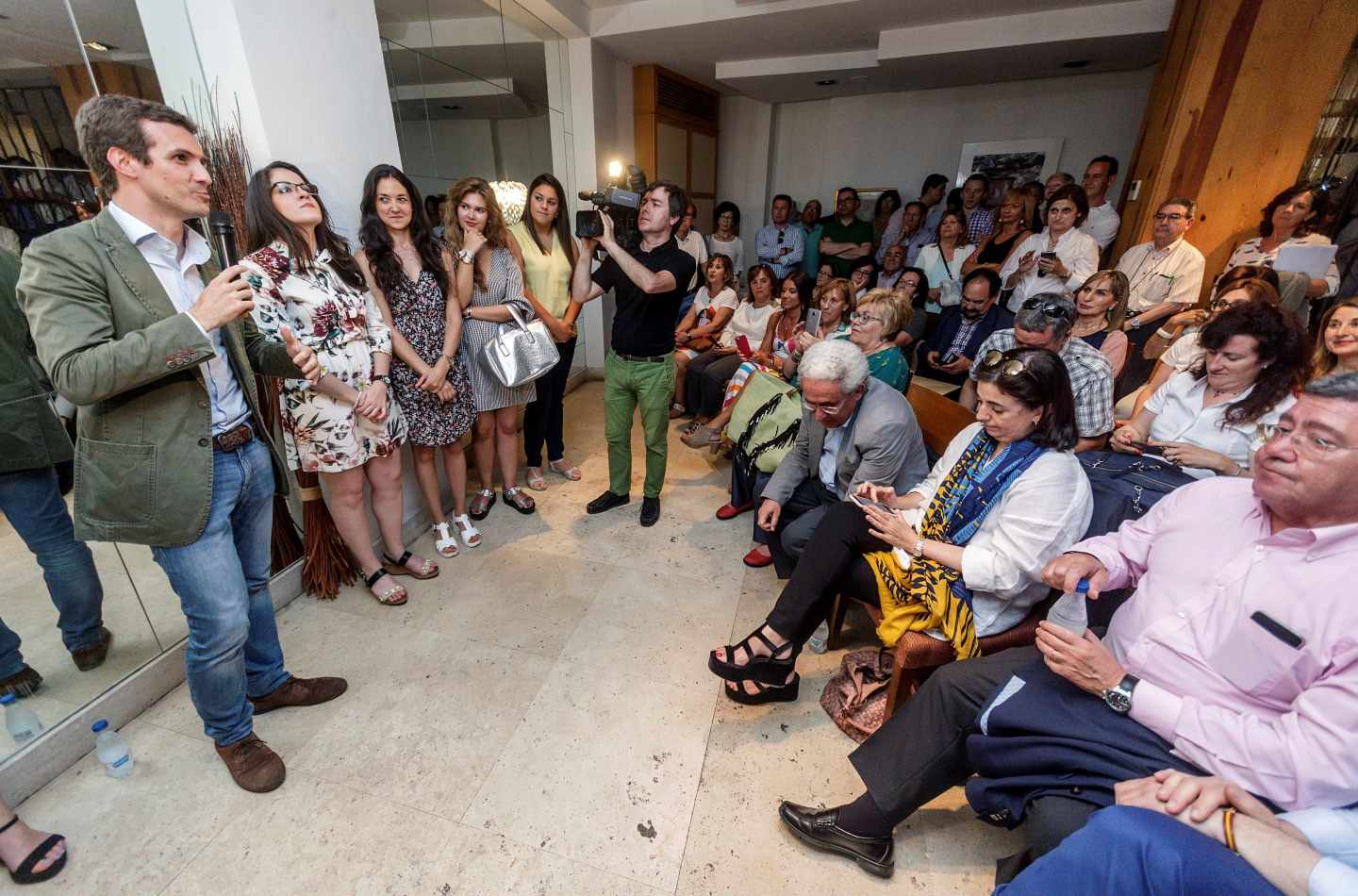 Pablo Casado, en un acto en Burgos.