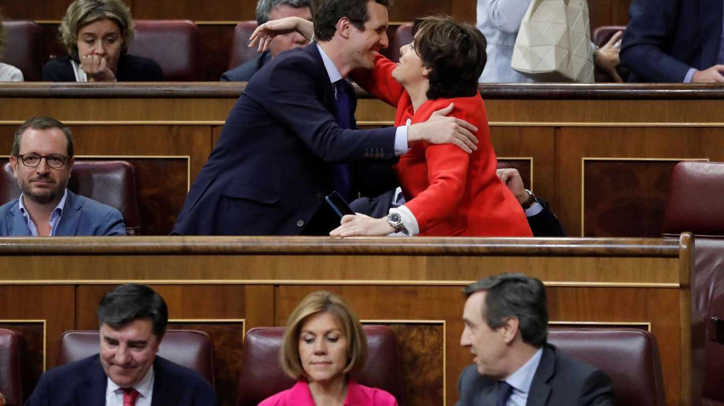 Pablo Casado y Soraya Sáenz de Santamaría.