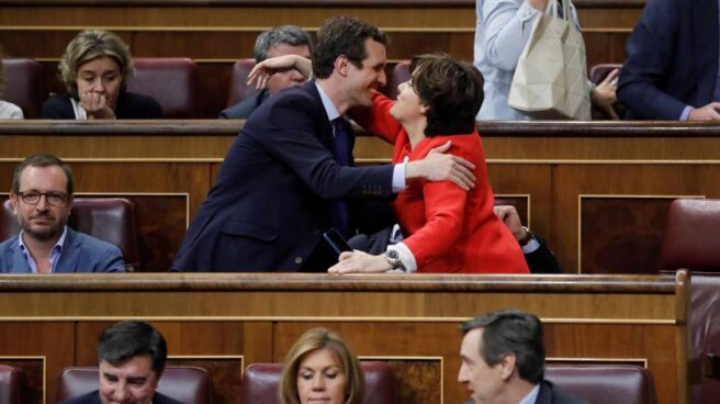 Pablo Casado y Soraya Sáenz de Santamaría.