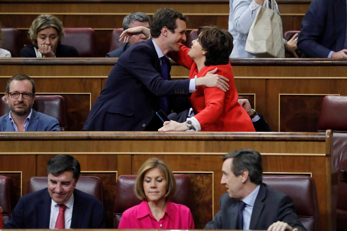 Pablo Casado y Soraya Sáenz de Santamaría.