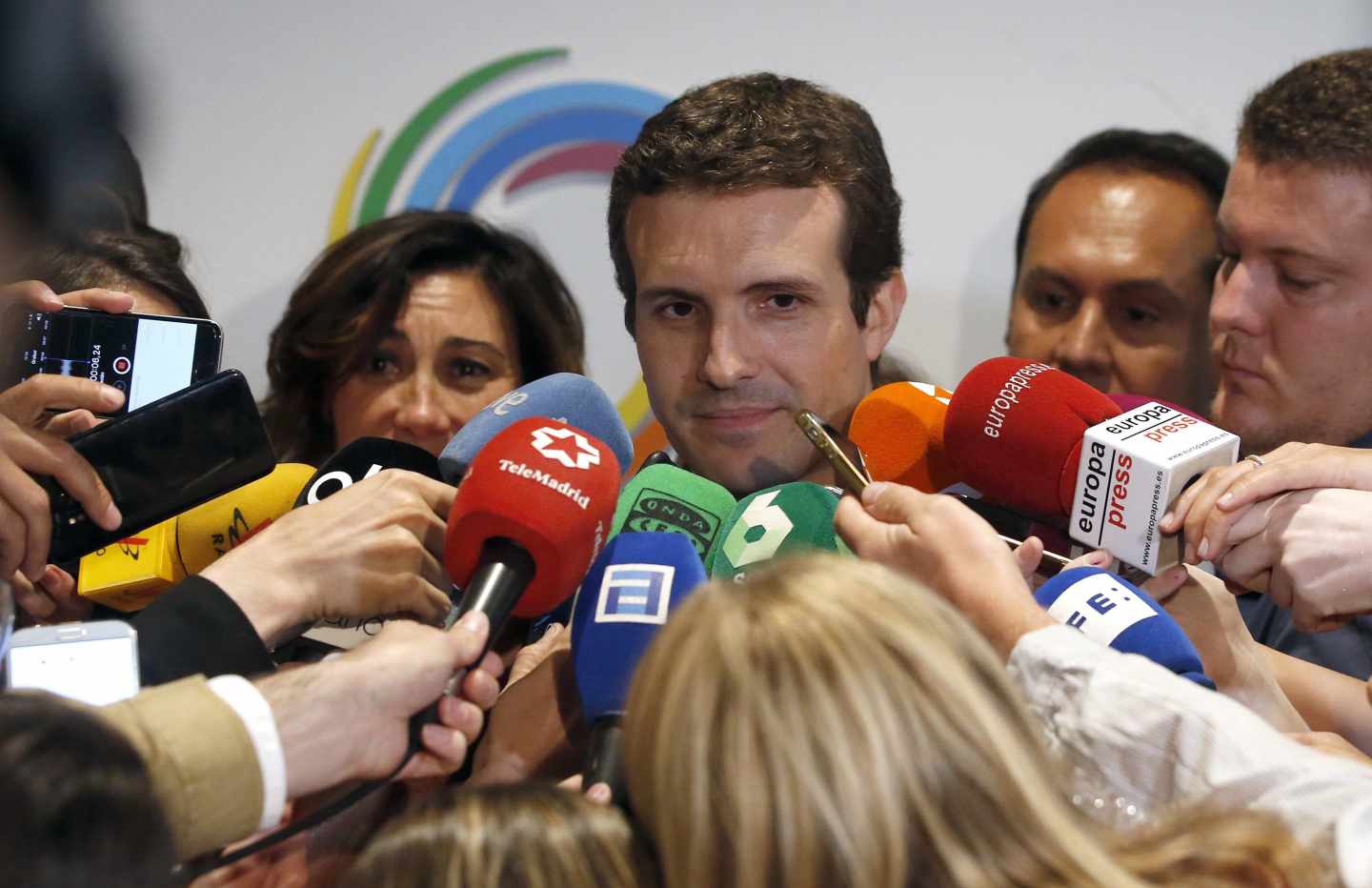 Pablo Casado, candidato a la presidencia del PP.