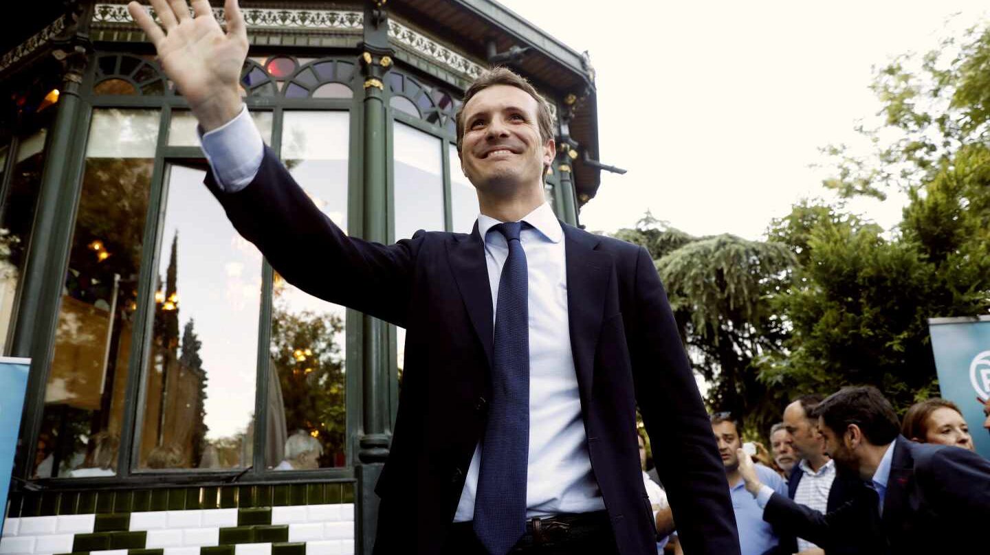 Pablo Casado, en Madrid.