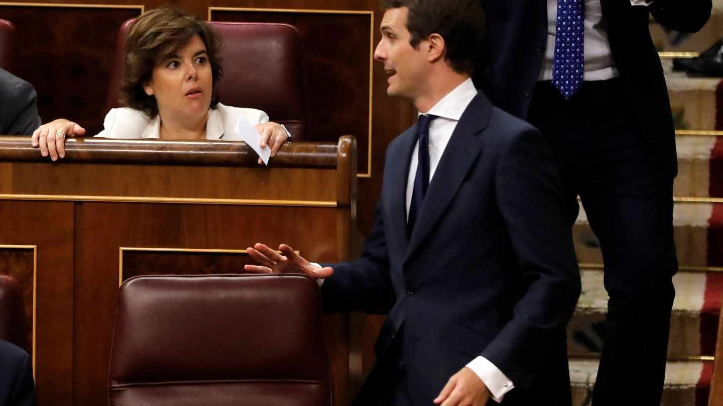 Sáenz de Santamaría y Casado en el Congreso este miércoles