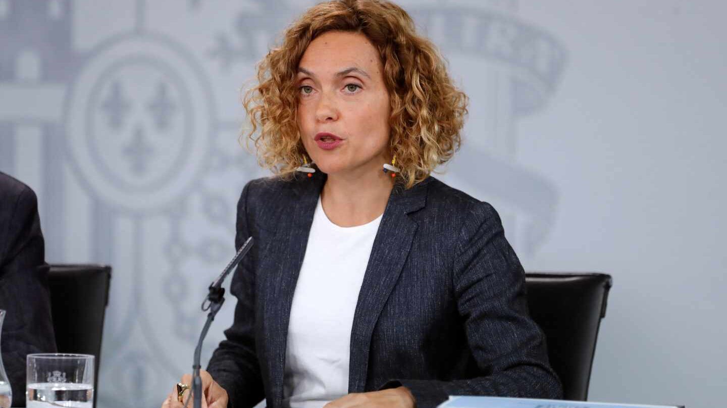 Meritxell Batet, tras el Consejo de Ministros.