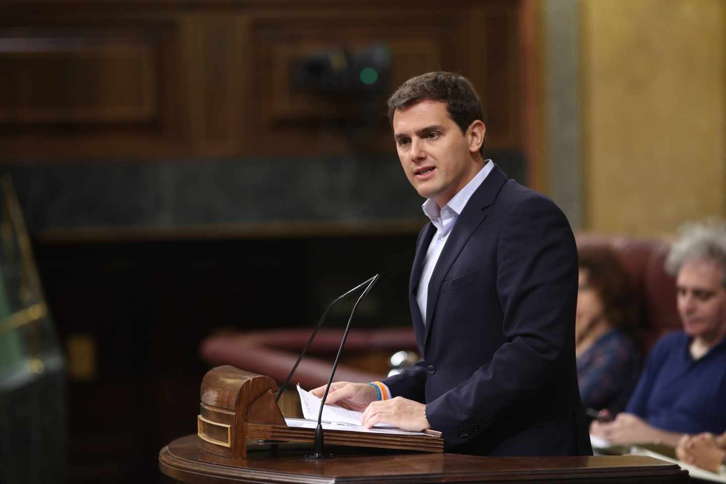 Rivera, a Sánchez: "¿Quién del PSOE está en la lista de amnistiados para no quererla publicar?"