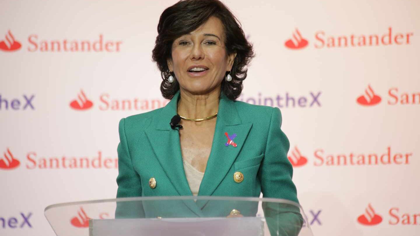Ana Botín, presidenta de Santander, en el lanzamiento de Santander X.