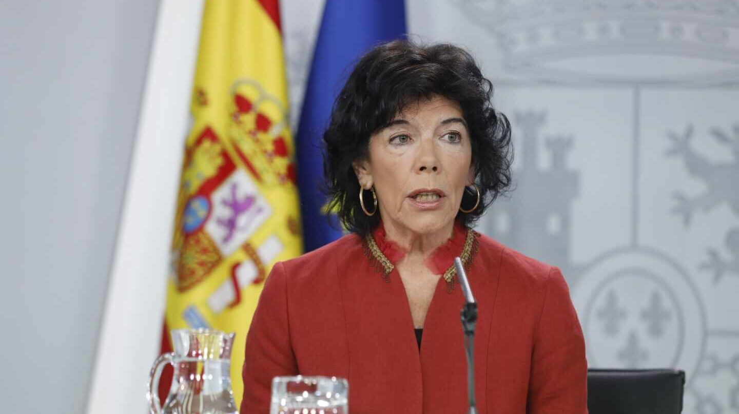 Isabel Celaá, portavoz del Gobierno.