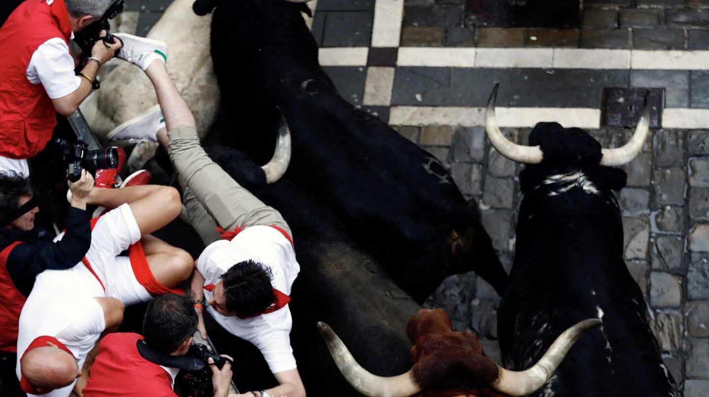 Primer encierro de San Fermín.