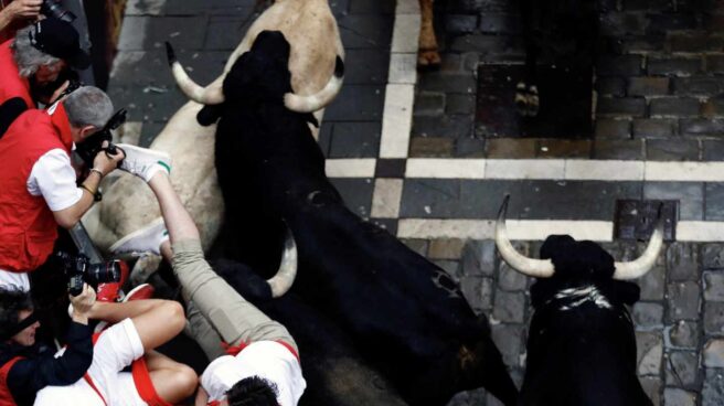 Primer encierro de San Fermín.