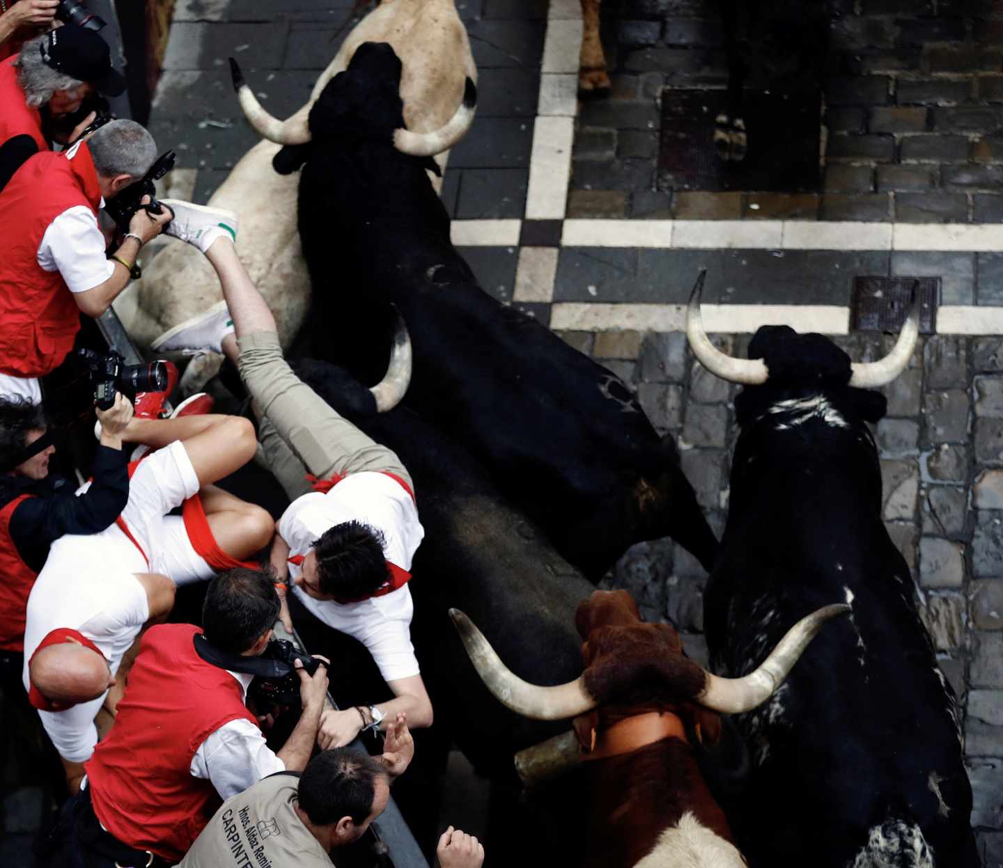 Primer encierro de San Fermín.