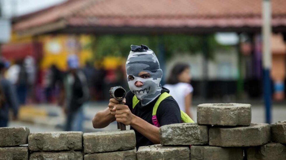 Enfrentamientos en Nicaragua. EFE.