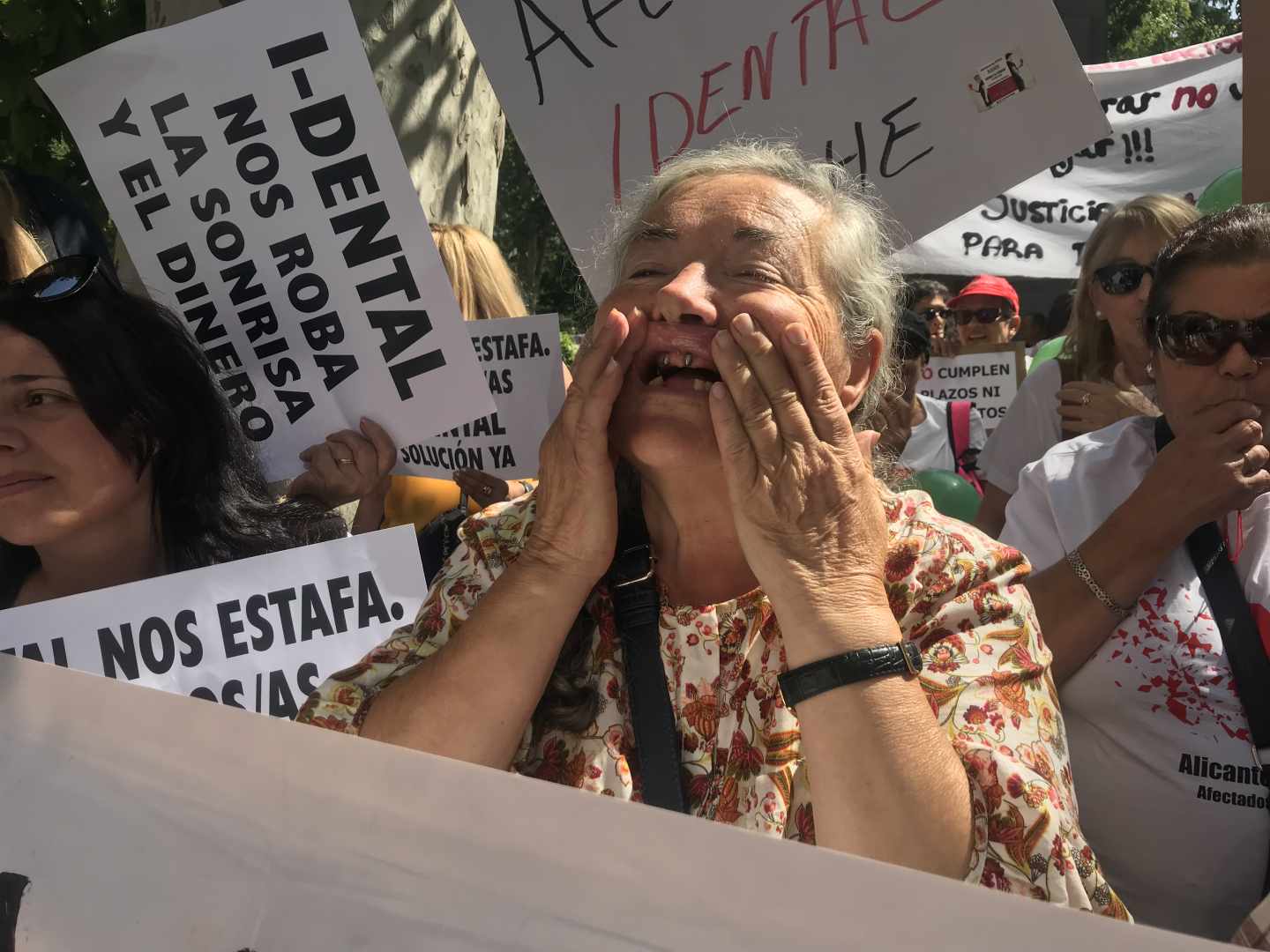 Jovita Báñez, afectada de iDental Gijón.