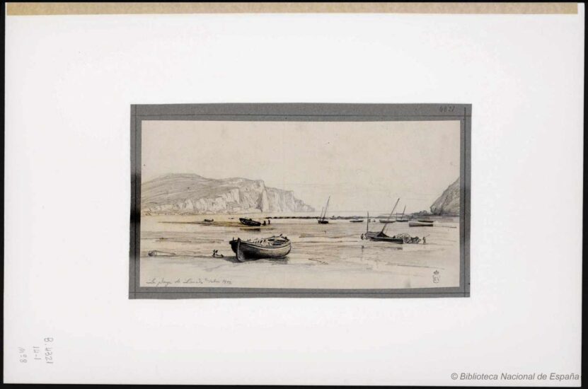 La playa de Laredo. 1873. Rafael Monleón y Torres