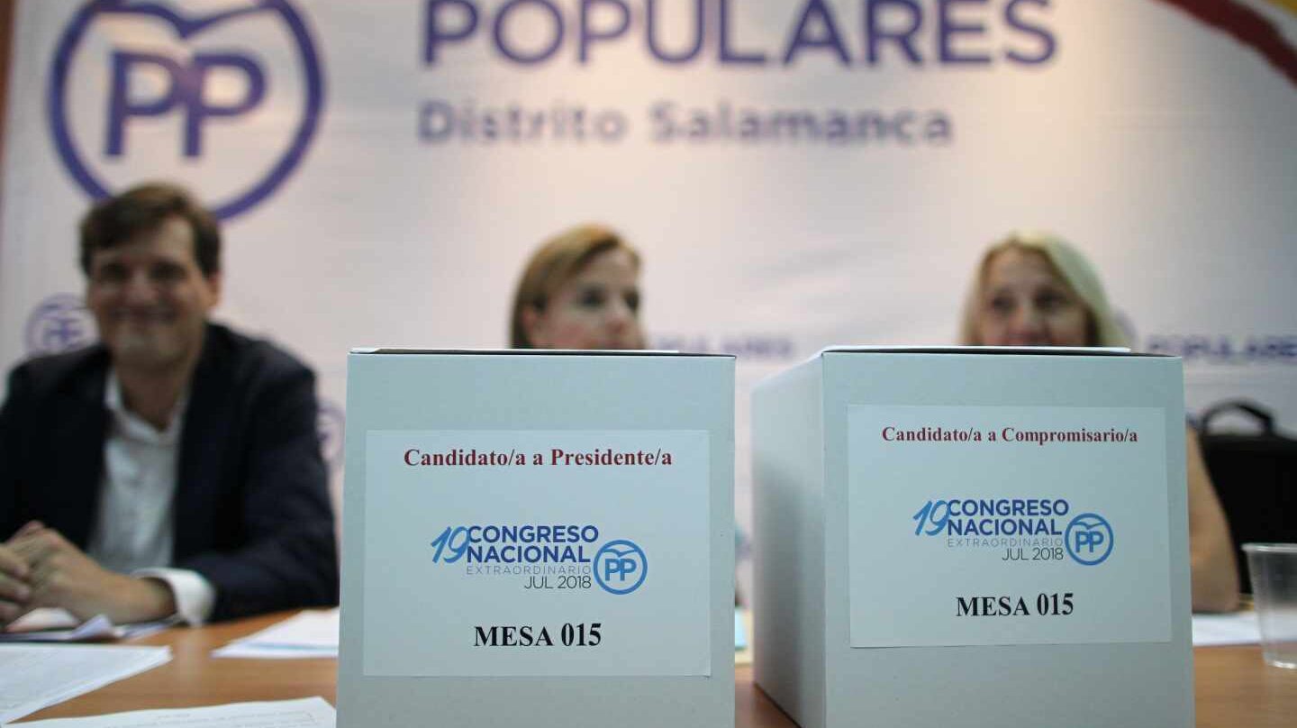 Mesa electoral PP