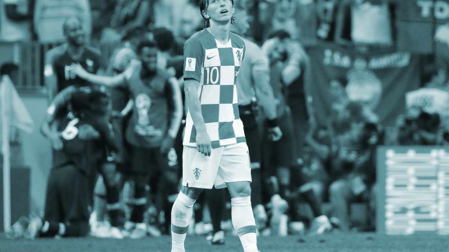 Luka Modric, tras la derrota de Croacia ante Francia en la final del Mundial.