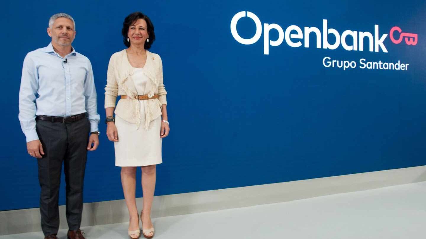 Ezequiel Szafir, consejero delegado de Openbank, y Ana Botín, presidenta de Santander.