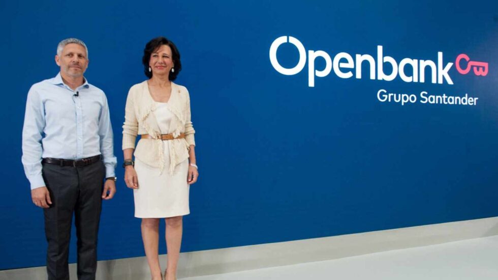 Ezequiel Szafir, consejero delegado de Openbank, y Ana Botín, presidenta de Santander.