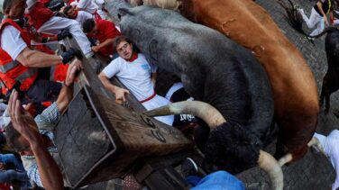 Un veloz y peligroso encierro de Miura cierra los Sanfermines 2018