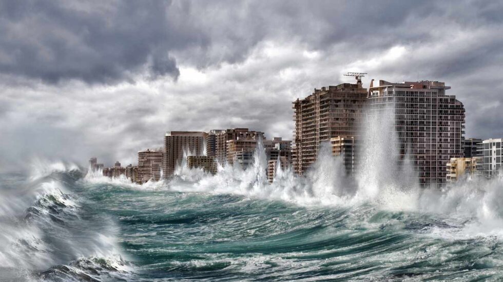 Simulación de Greenpeace de inundación en Miami,
