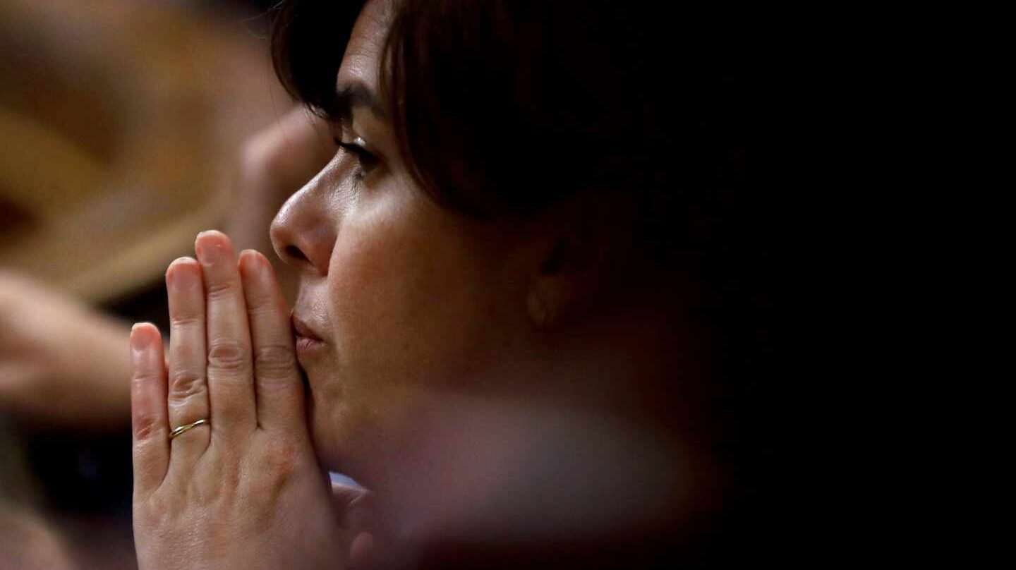 La diputada del PP Soraya Sáenz de Santamaría.
