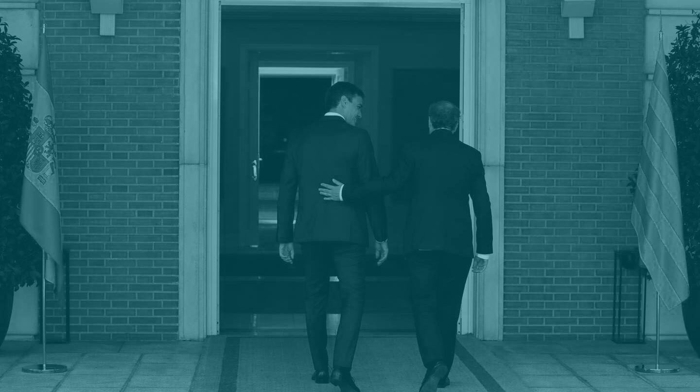Pedro Sánchez y Quim Torra, en Moncloa.
