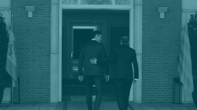 Pedro Sánchez y Quim Torra, en Moncloa.