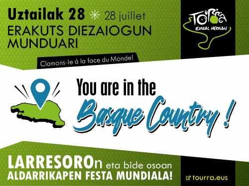 La izquierda abertzale aprovecha el Tour de Francia: "You are in the Basque Country"