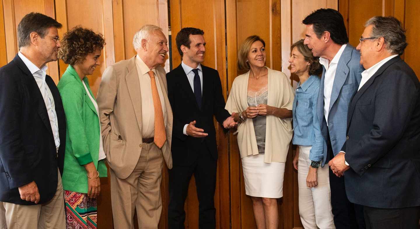 Catalá, Monserrat, Margallo, Casado, Cospedal, Tejerina, Soria y Zoido.