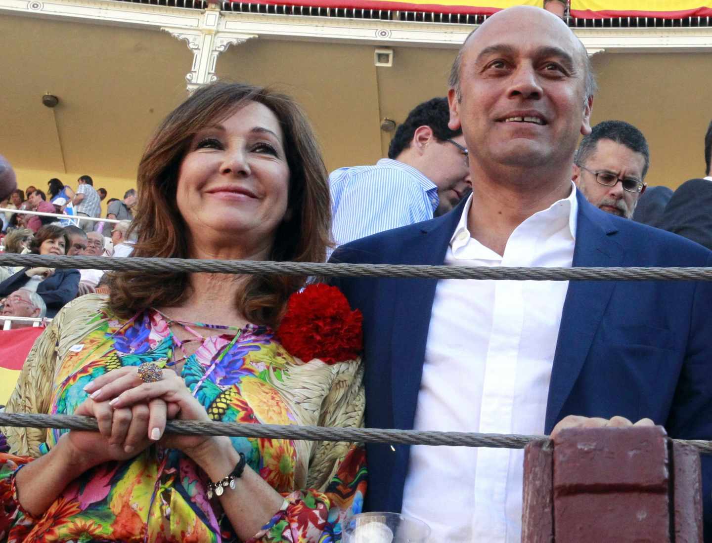 La periodista Ana Rosa Quintana y su marido, el empresario Juan Muñoz.