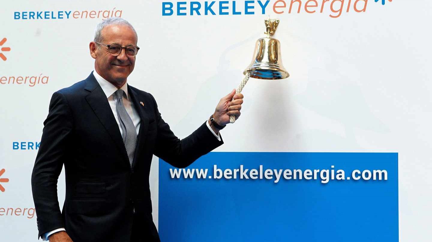 Berkeley Energía duplica su valor en bolsa en solo nueve sesiones.