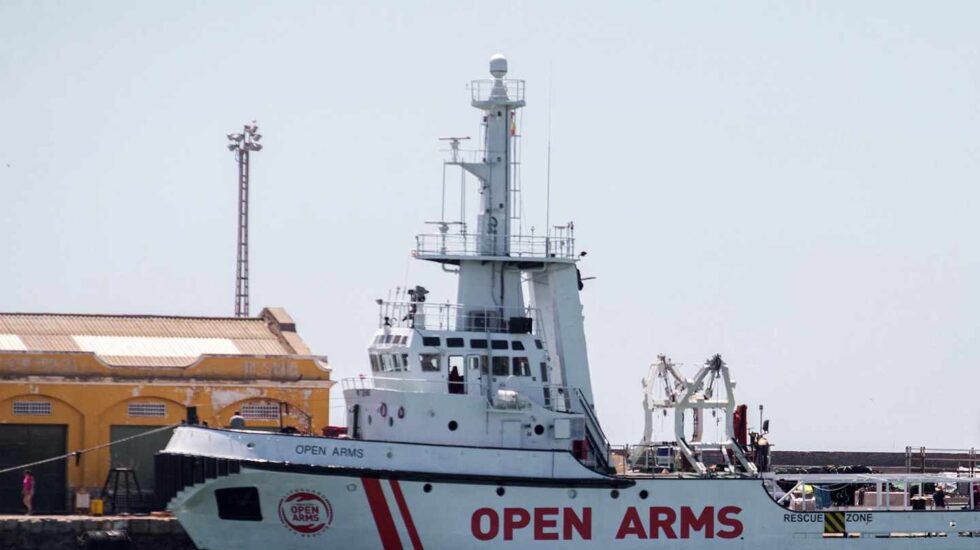 El buque de rescate humanitario Proactiva Open Arms.