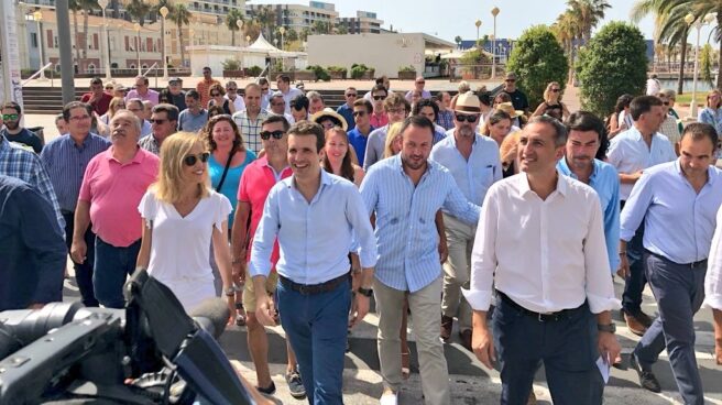 casado-alicante El candidato a la presidencia del PP Pablo Casado durante un acto en Alicante.
