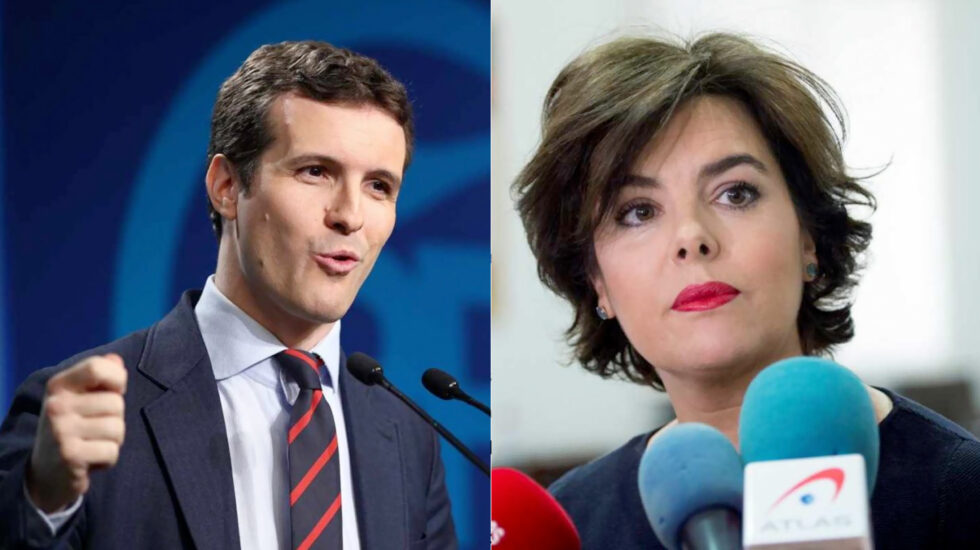 Pablo Casado y Soraya Sáenz de Santamaría