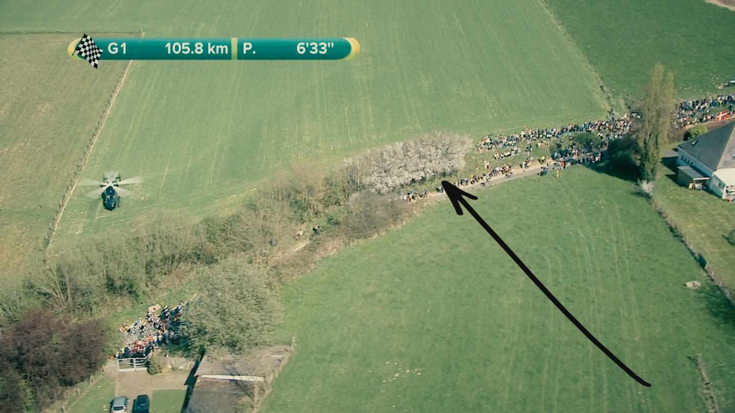 Ciclismo y cambio climático. Visto el archivo de la vuelta a Flandes, hay árboles que florecen antes