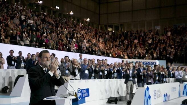 Mariano Rajoy, en el congreso nacional del PP del año pasado.