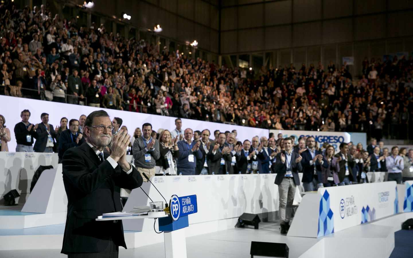 Mariano Rajoy, en el congreso nacional del PP del año pasado.