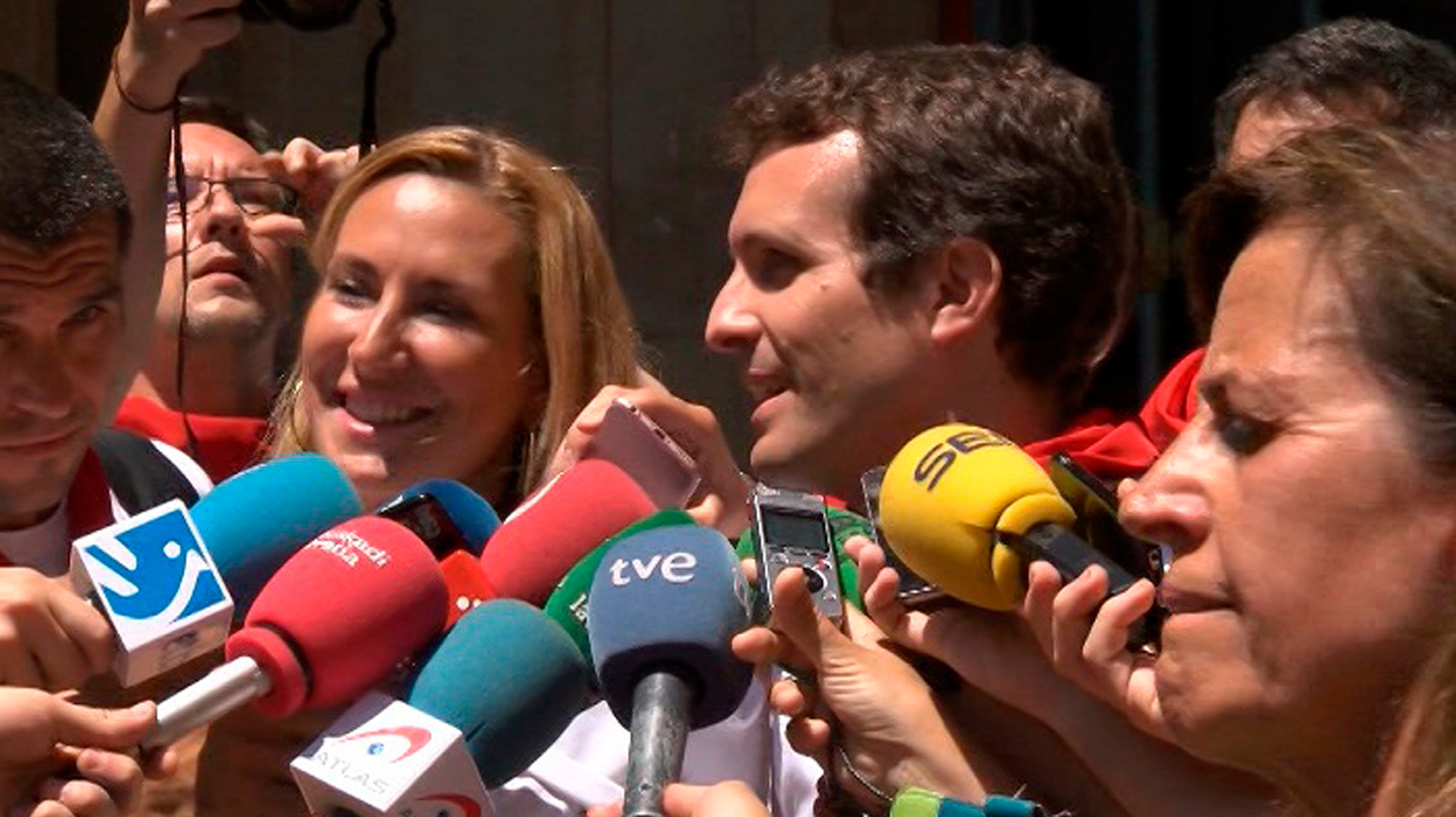 Pablo Casado en Pamplona