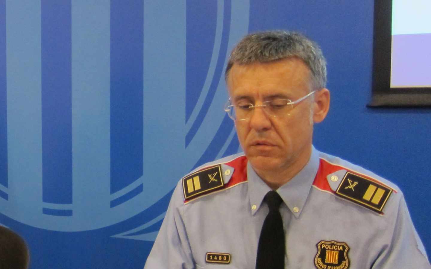 El comisario Miquel Esquius, nuevo mayor de los Mossos d'Esquadra.