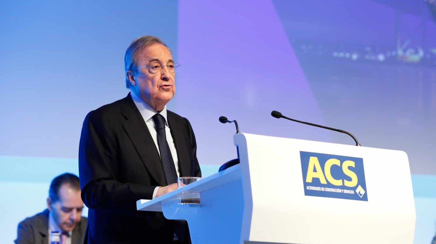 La escalada de ACS eleva el valor de las acciones de Florentino Pérez hasta los 1.500 millones de euros.