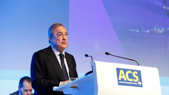 La escalada de ACS dispara el valor de las acciones de Florentino Pérez a 1.500 millones