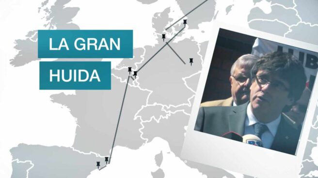 La gran huida de Carles Puigdemont