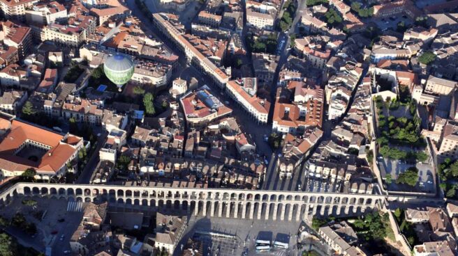 Segovia a vista de globo