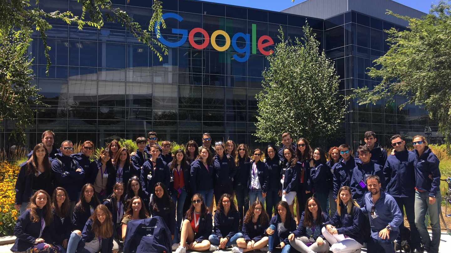 Estudiantes españoles visitan Silicon Valley