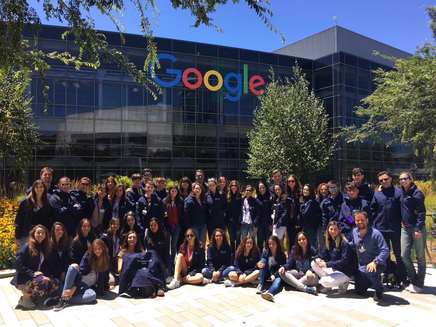 Estudiantes españoles visitan silicon valley