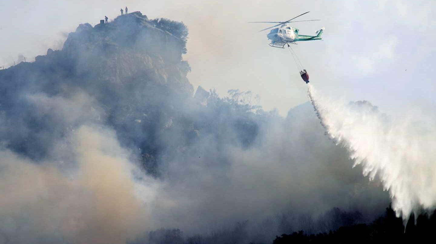 Incendio en El Bujeo Cádiz